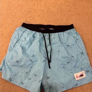 Nike Blue and Black Athletic Shorts